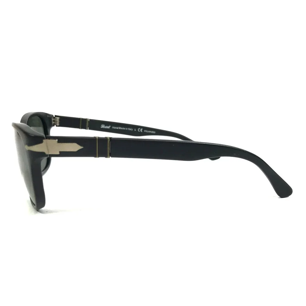 Persol Sunglasses 3020-S 900/58 Black Cat Eye Frames with Gray Polarized Lenses